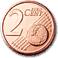 2 cent Euro M&uuml;nze