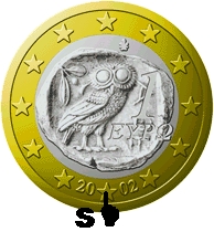 1 Eurom&uuml;nze Griechenland