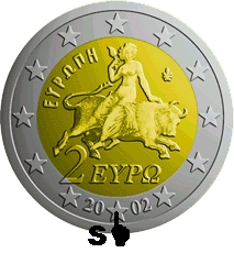 2 Eurom&uuml;nze Griechenland