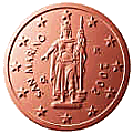 2 cent Eurom&uuml;nze San Marino