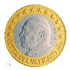 1 Euro Vatikan M&uuml;nze